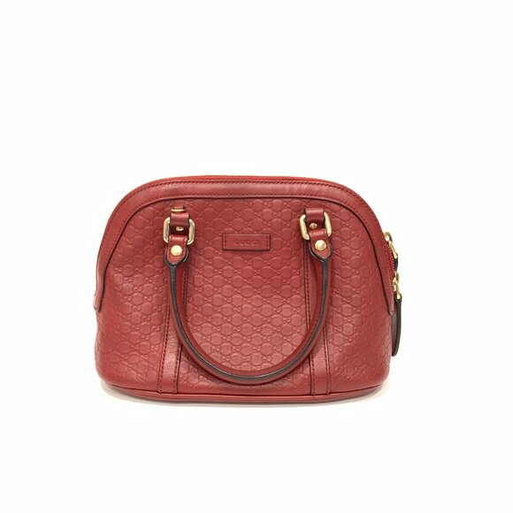 Gucci Red Dome Crossbody Bag Sku#85969 (gently used) - Picture 2 of 12